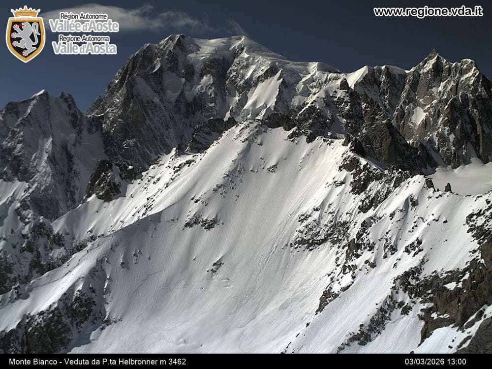 Courmayeur - Monte Bianco - Veduta da Punta Helbronner