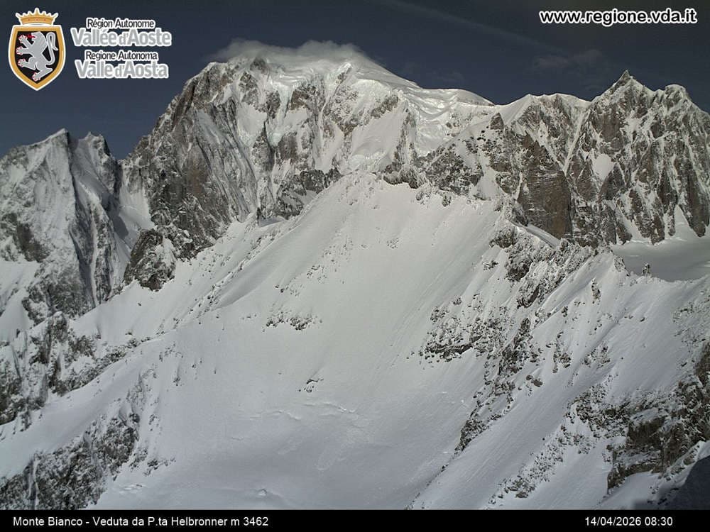 Courmayeur - Monte Bianco - Veduta da Punta Helbronner