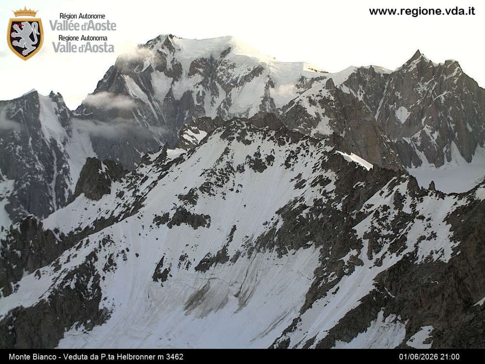 Courmayeur - Monte Bianco - Veduta da Punta Helbronner