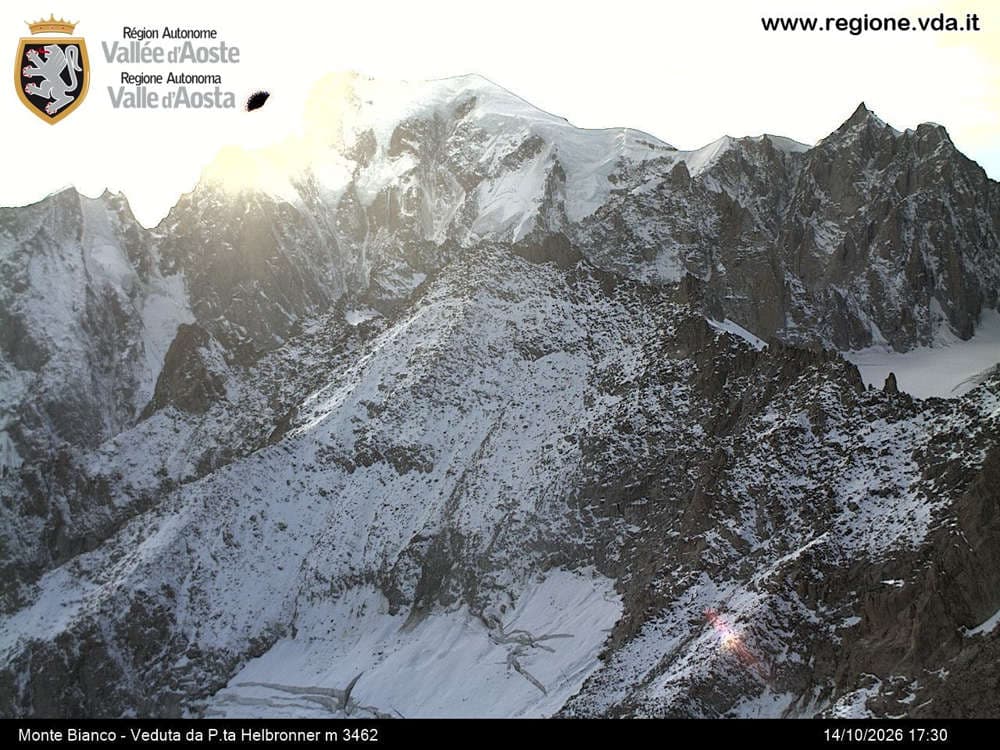 Courmayeur - Monte Bianco - Veduta da Punta Helbronner