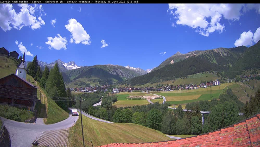 Sedrun - Blick Richtung Sedrun
