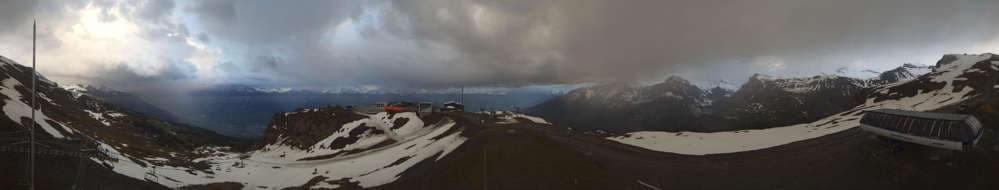 Crans Montana - Panoramablick Skigebiet