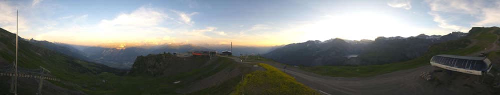 Crans Montana - Panoramablick Skigebiet