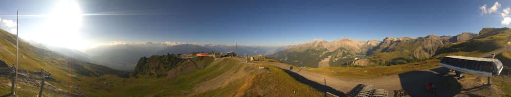 Crans Montana - Panoramablick Skigebiet