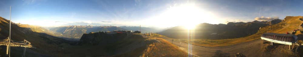 Crans Montana - Panoramablick Skigebiet