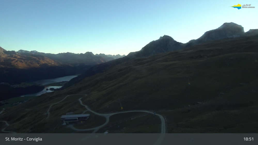 Engadin St. Moritz - Ausblick Richtung Suvretta