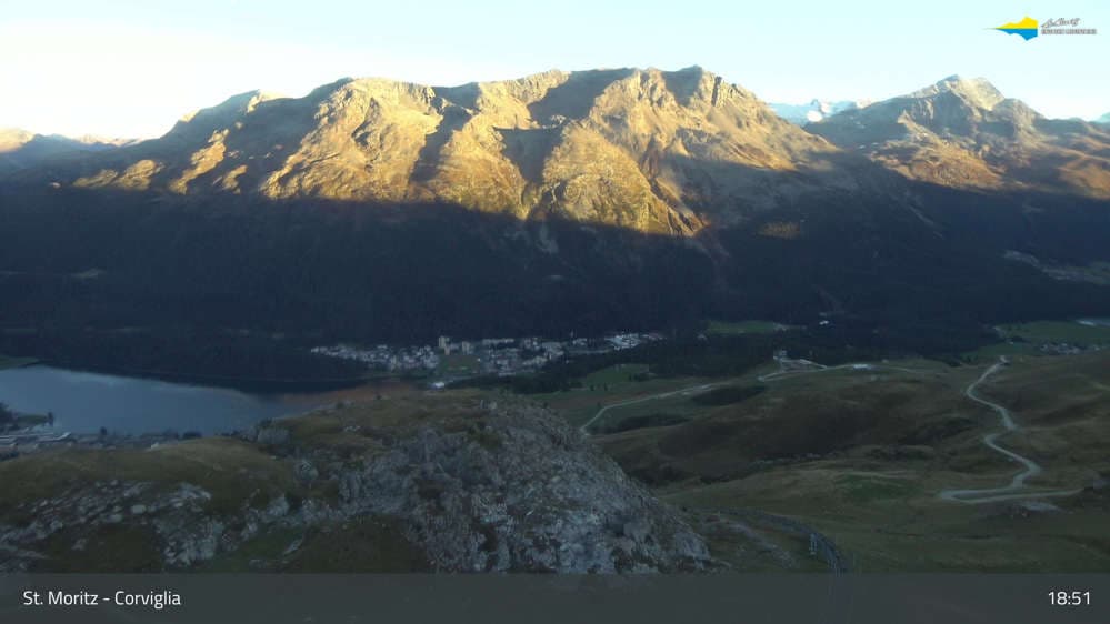 Engadin St. Moritz - Ausblick Richtung St. Moritzersee