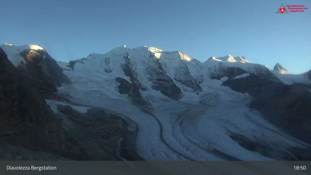 Engadin St. Moritz - Ausblick Piz Palü