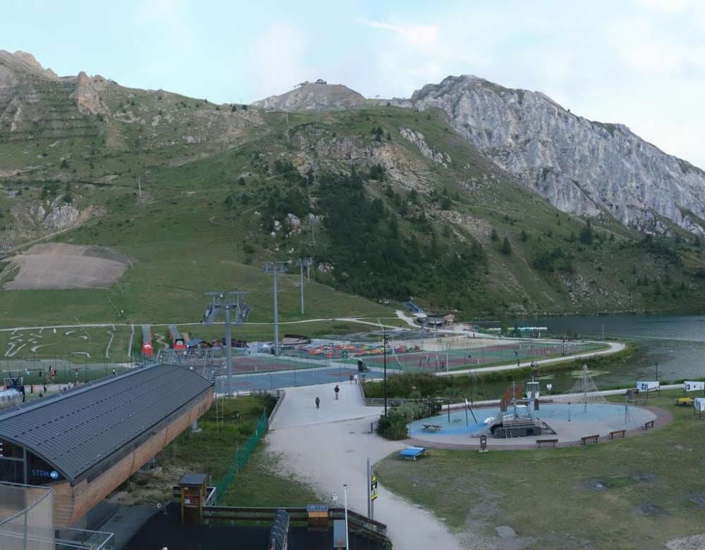 Tignes - Départ télécabine de Tovière