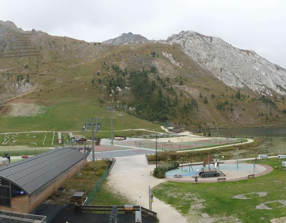 Tignes - Départ télécabine de Tovière