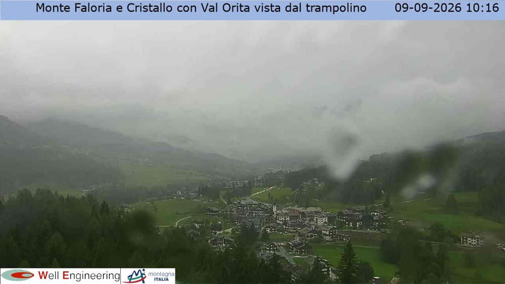 Cortina - Vista Monte Faloria e Cristallo dal trampolino