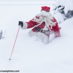 Père Noël au ski à Whistler Blackcomb